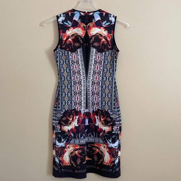 Clover Canyon Irish Box Neoprene Scuba Dress S Bodycon Stretch Party Going Out - Picture 7 of 11